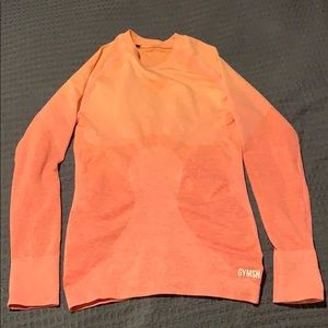 Gymshark Ombré Pink Top - Size Small